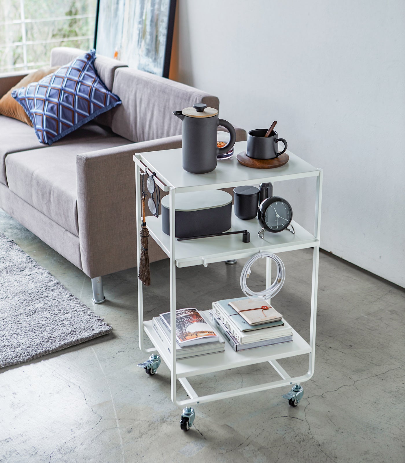 Rolling Utility Cart (32 H) - Steel - Image 4