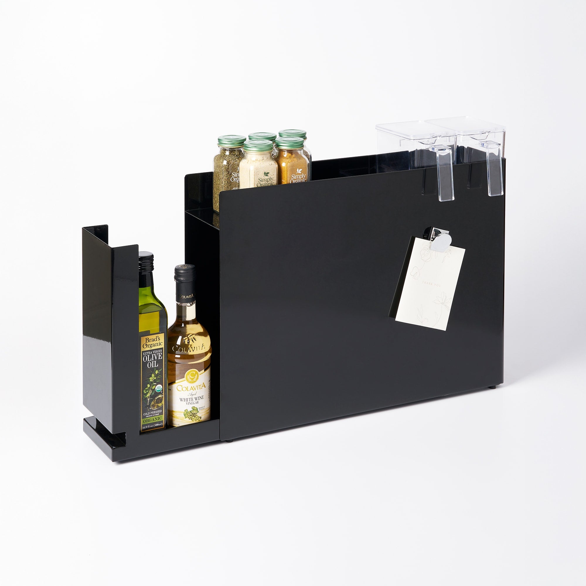 Sliding Drawer Seasoning Rack - Steel - Image 10