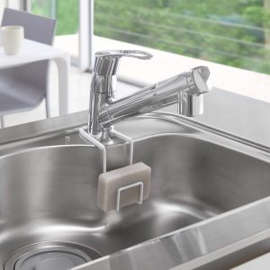 Faucet-Hanging Sponge Holder - Single - Steel