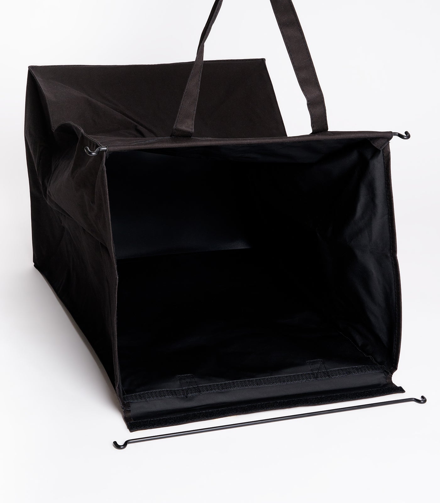 Laundry Hamper with Cotton Liner - Two Sizes - Steel + Cotton - Image 18