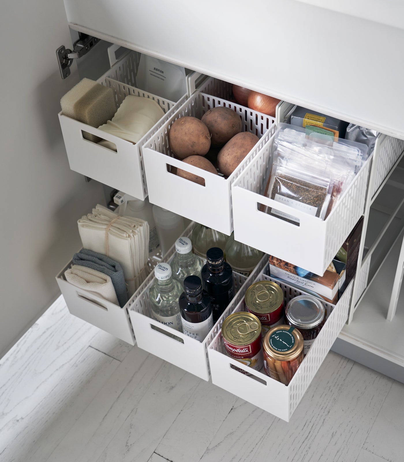 Two-Tier Cabinet Storage Basket - Image 4