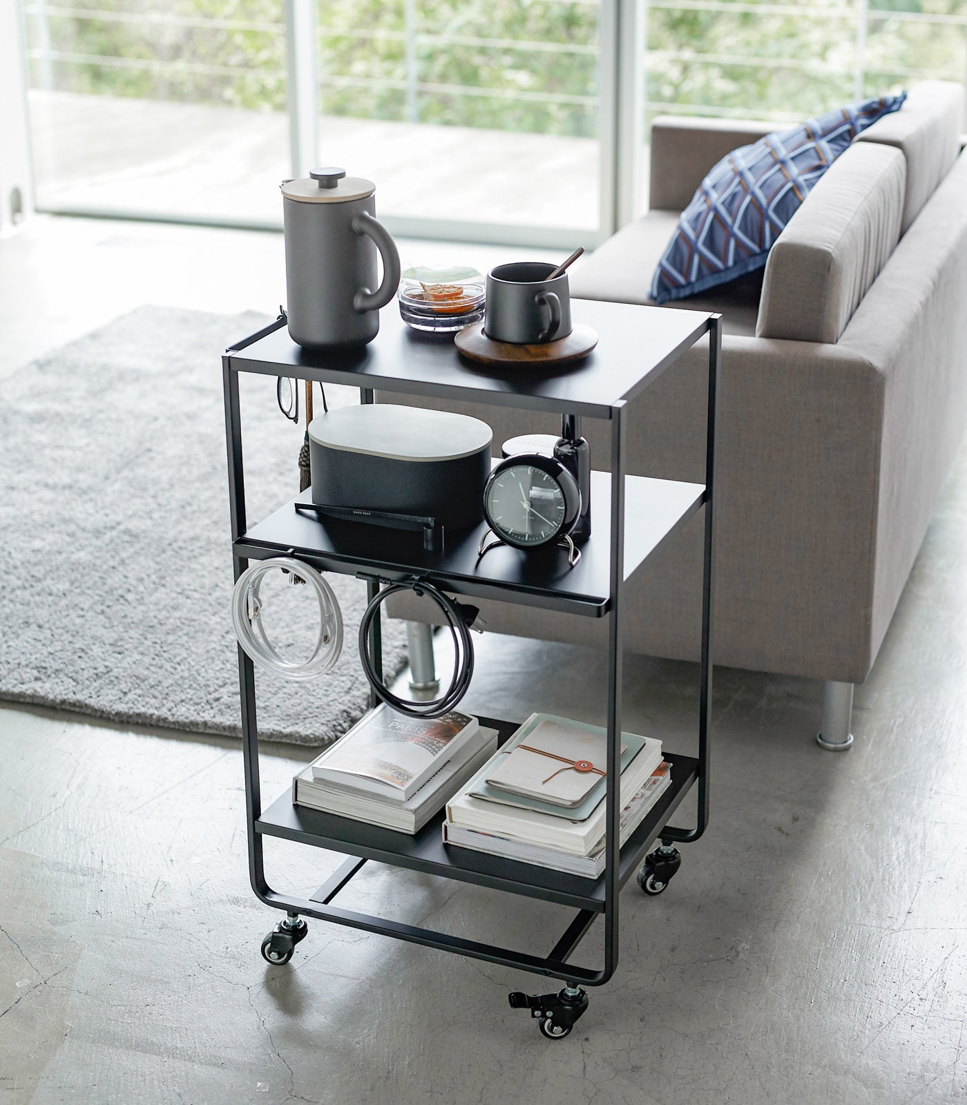 Rolling Utility Cart (32 H) - Steel - Image 9