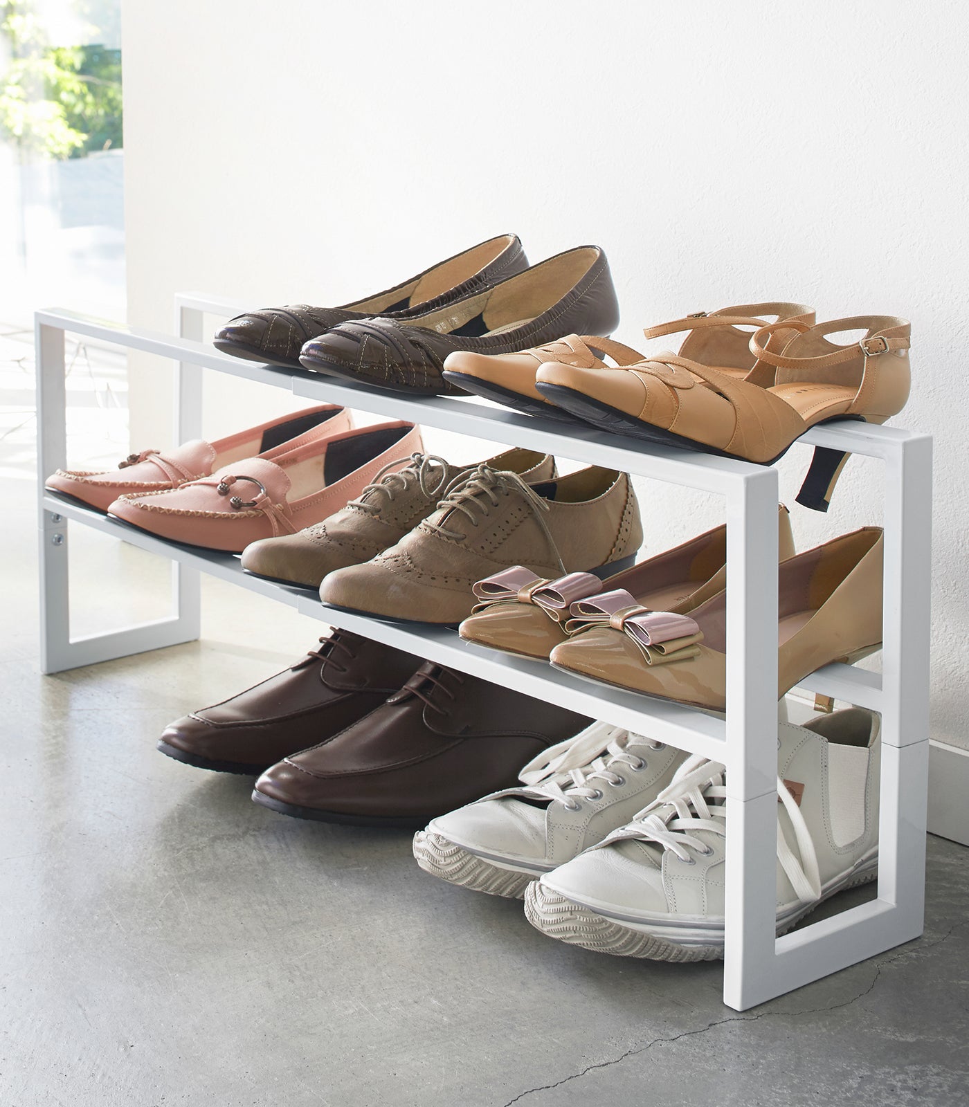 Two-Tier Expandable Shoe Rack (11.8 H) - Steel - Image 2