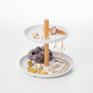 Jewelry Organizer - Steel + Wood