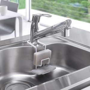 Faucet-Hanging Sponge Holder - Double - Steel