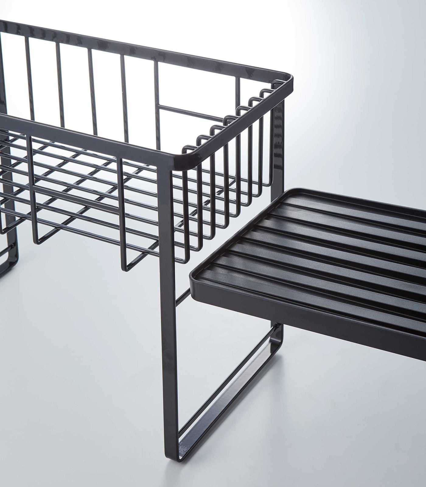 Two-Tier Wire Dish Rack - Steel - Image 17