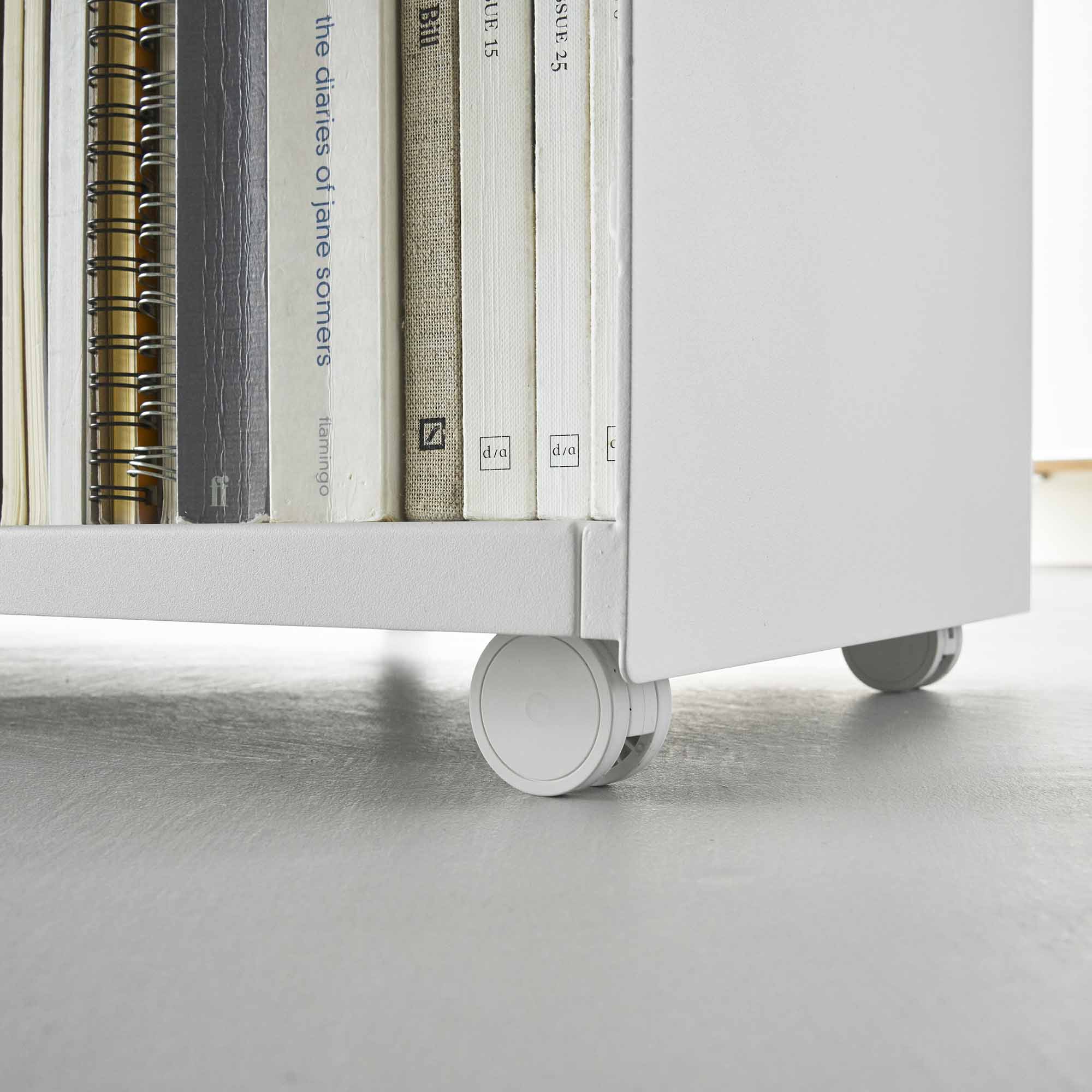Mobile Hideaway Storage Cart (23 H) - Steel + Wood - Image 6