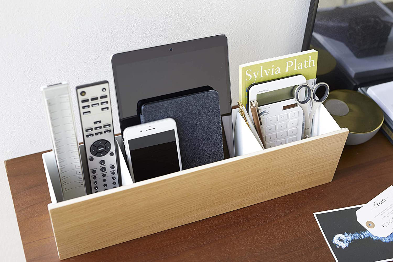 Desk Organizer - Large - Steel + Wood - Image 7