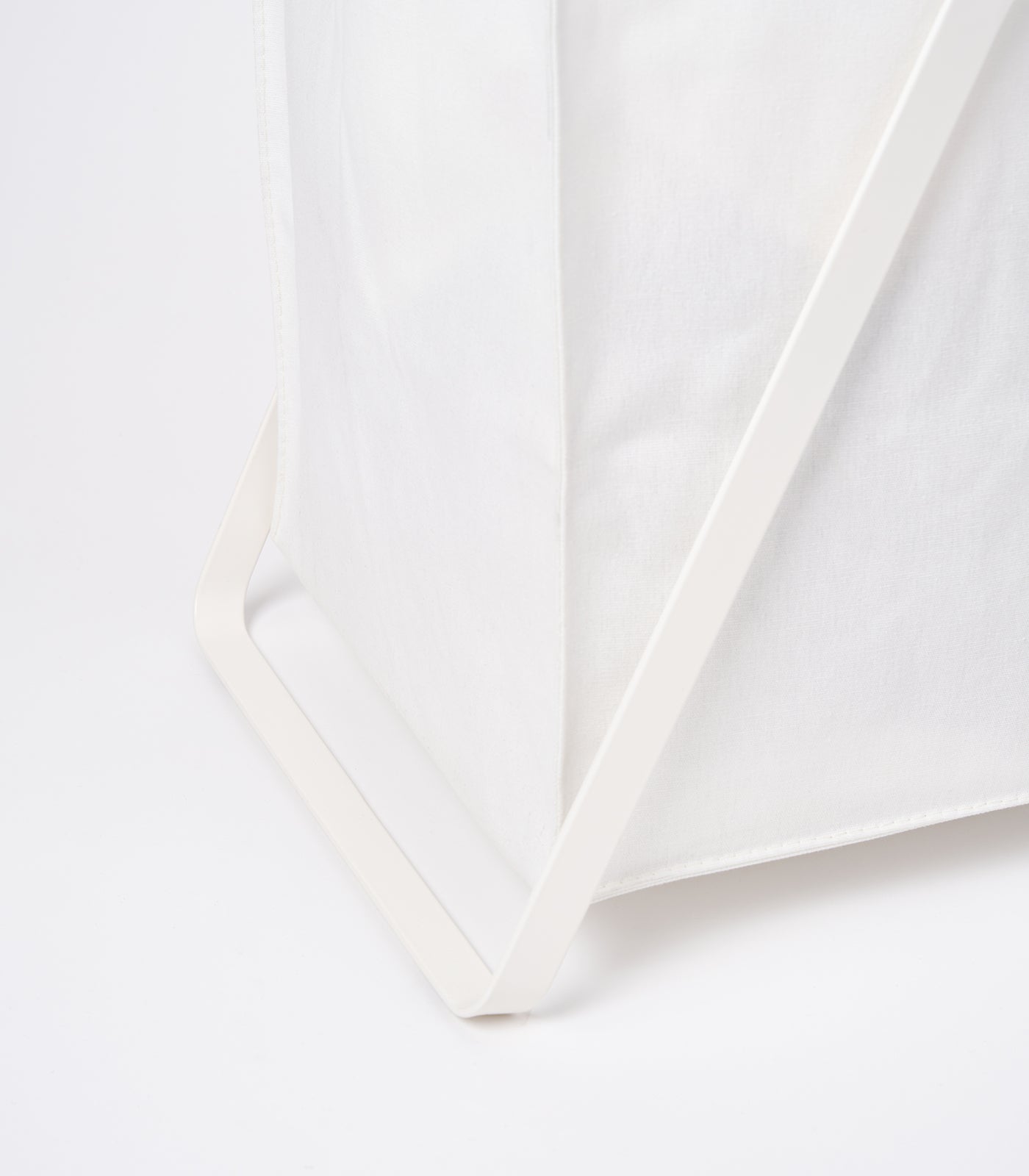 Laundry Hamper with Cotton Liner - Two Sizes - Steel + Cotton - Image 4