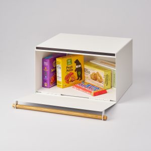 Bread Box - Steel + Wood