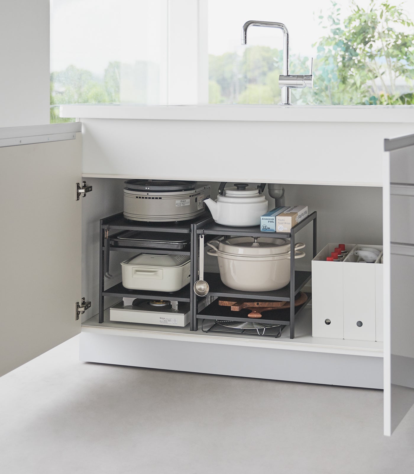 Three-Tier Cabinet Storage Rack (14 H) - Steel - Image 12