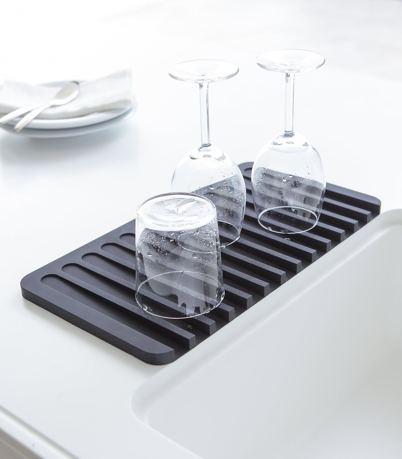 Dish Drainer Tray - Silicone - Image 3