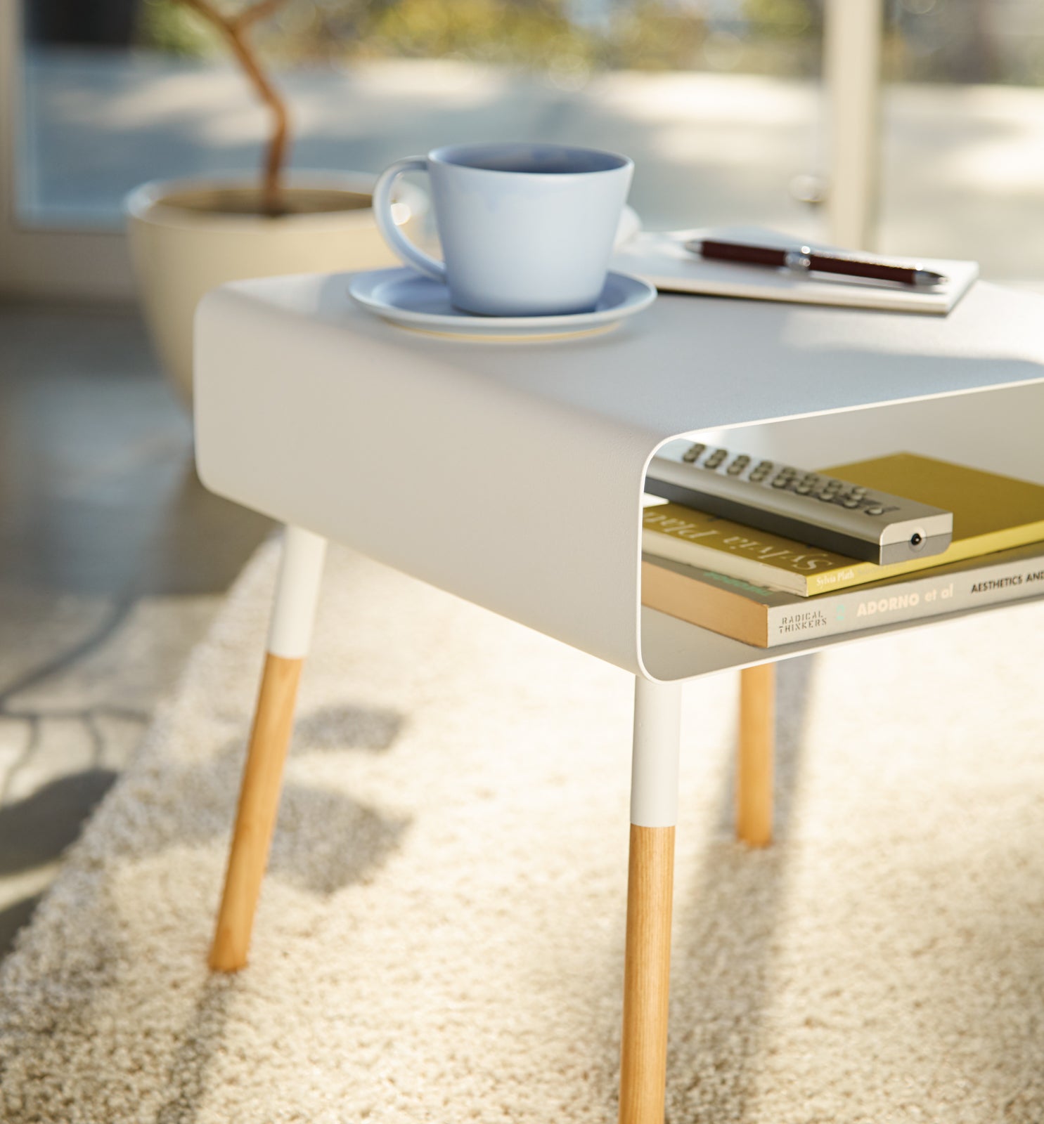 Storage Table - Short (14 H) - Steel + Wood - Image 3