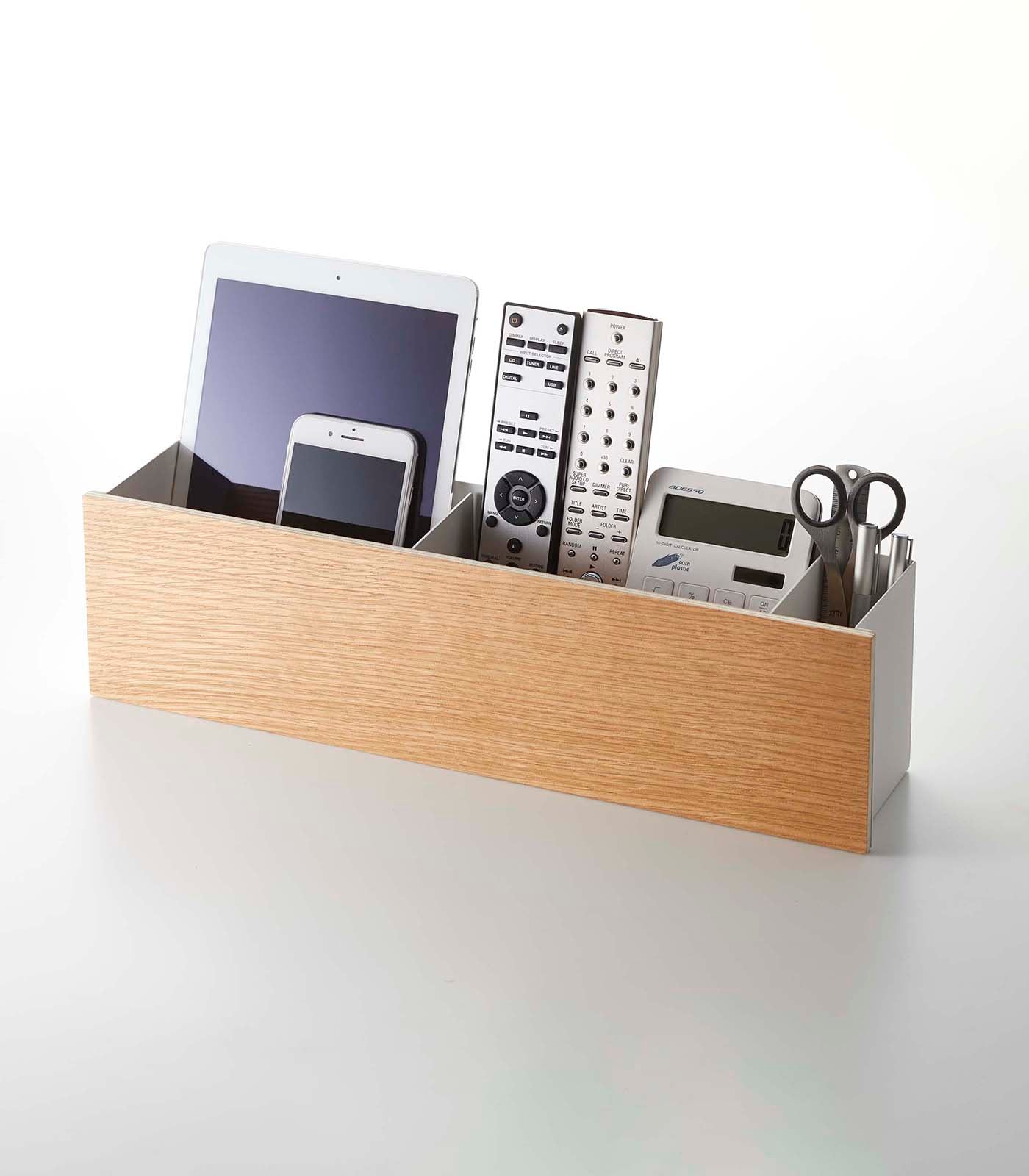 Desk Organizer - Large - Steel + Wood - Image 8