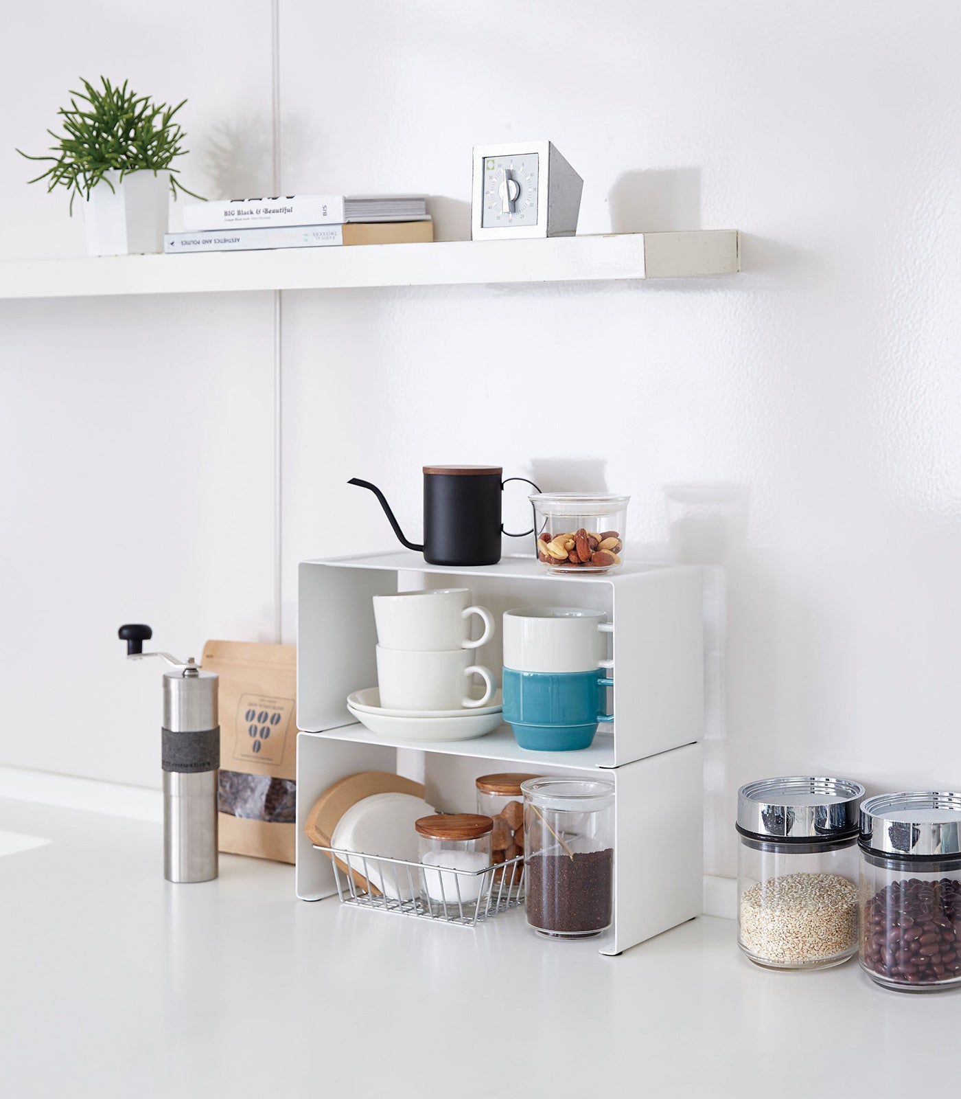 Stackable Countertop Shelf - Two Sizes - Steel - Image 3