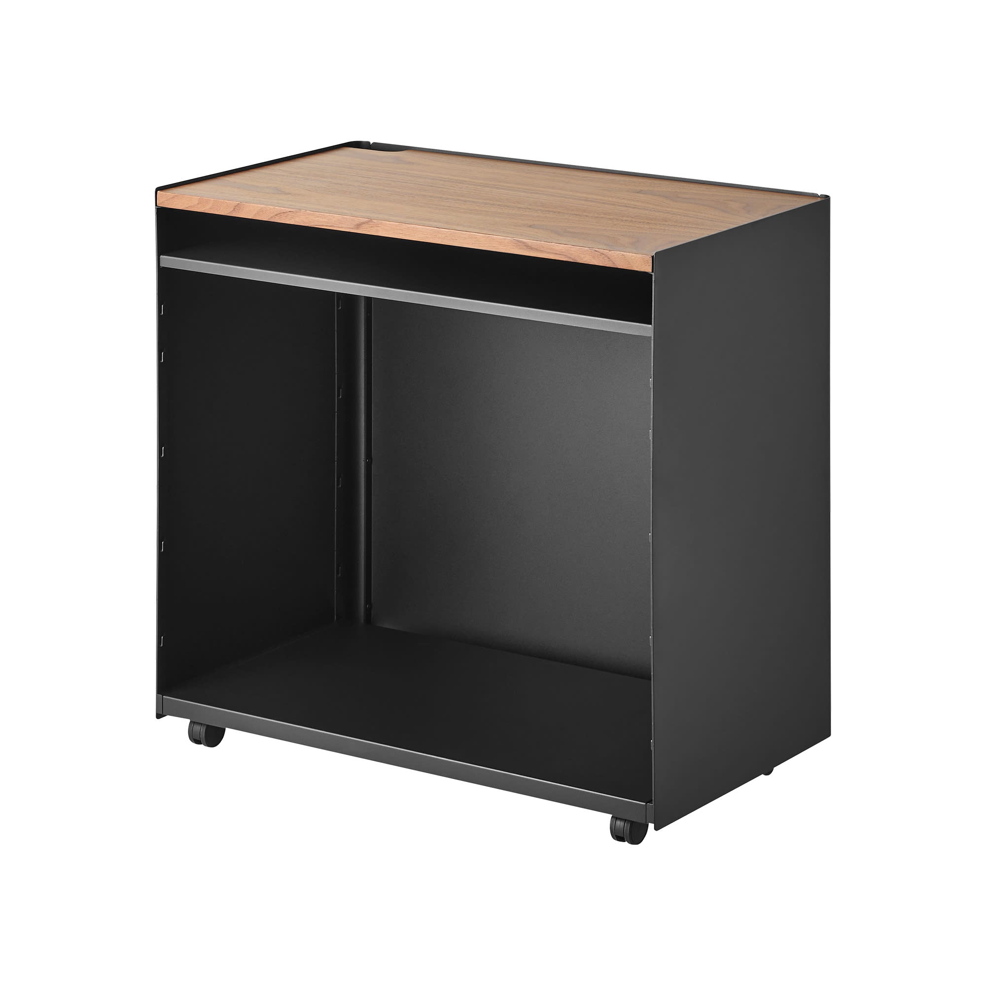 Mobile Hideaway Storage Cart (23 H) - Steel + Wood - Image 18