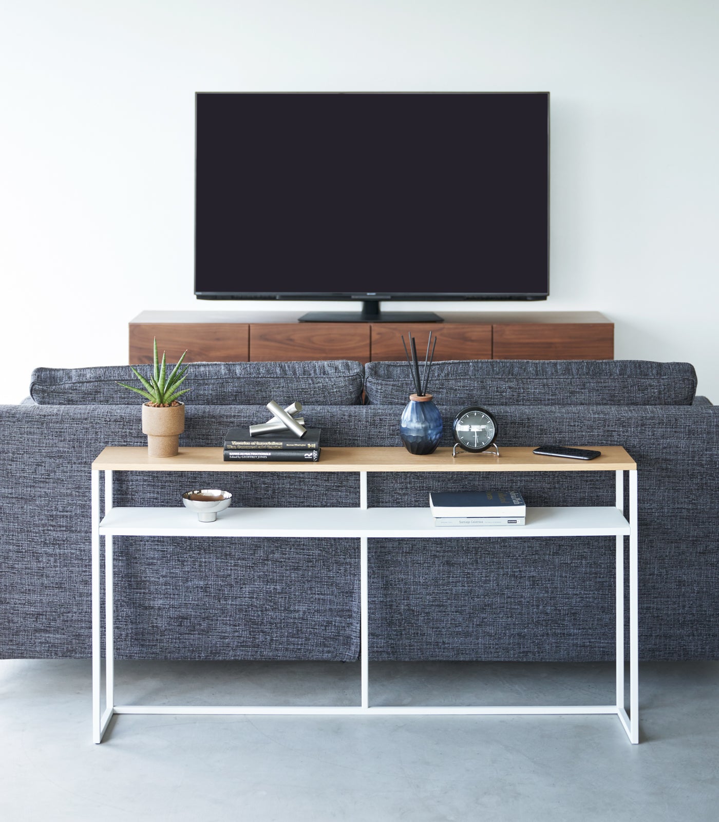 Long Console Table - Steel - Image 2