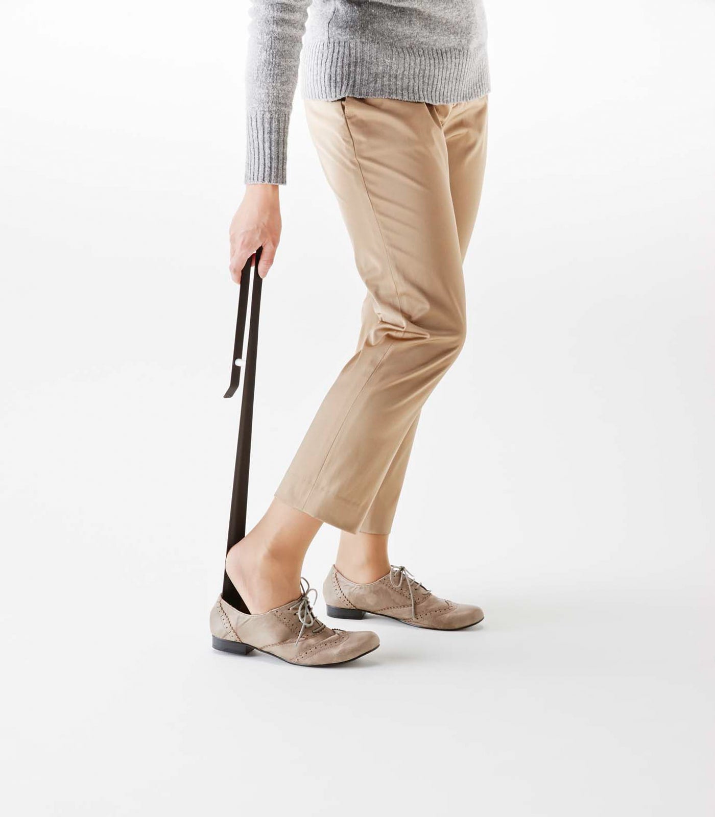 Long-Handled Shoehorn - Steel - Image 3