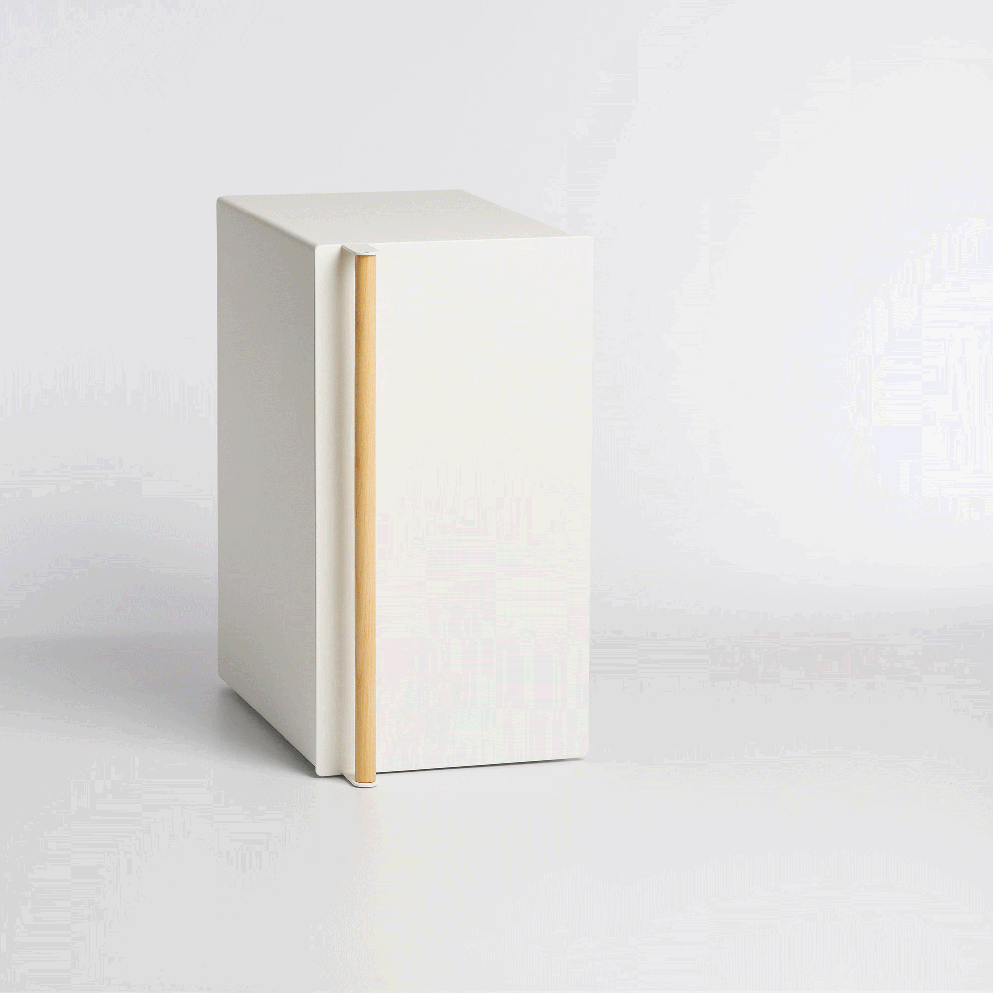 Bread Box - Vertical - Steel + Wood - Image 2