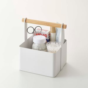 Storage Caddy - Small - Steel + Wood