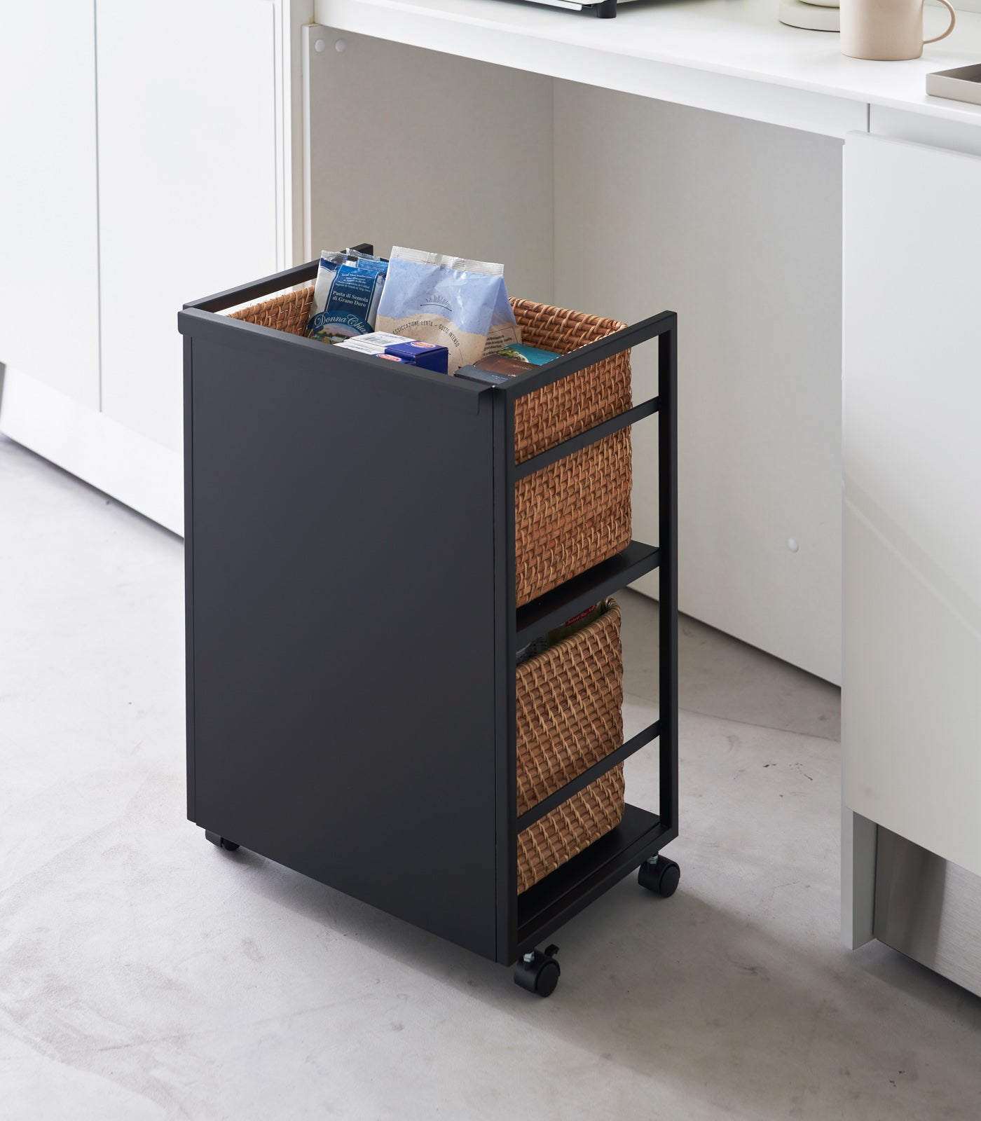 Two-Tier Hideaway Storage Cart (24 H) - Steel - Image 12