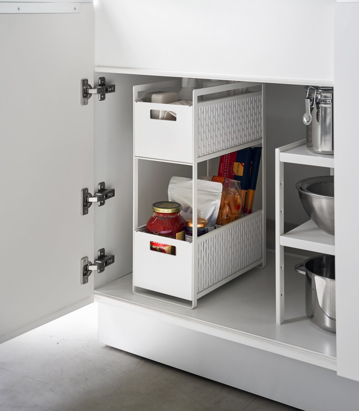 Two-Tier Cabinet Storage Basket - Image 2