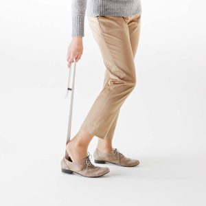 Long-Handled Shoehorn - Steel