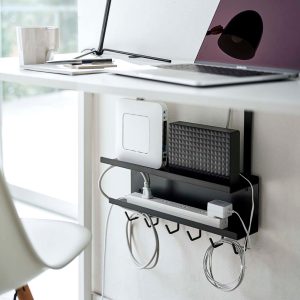 Under-Desk Cable & Router Storage Rack - Steel