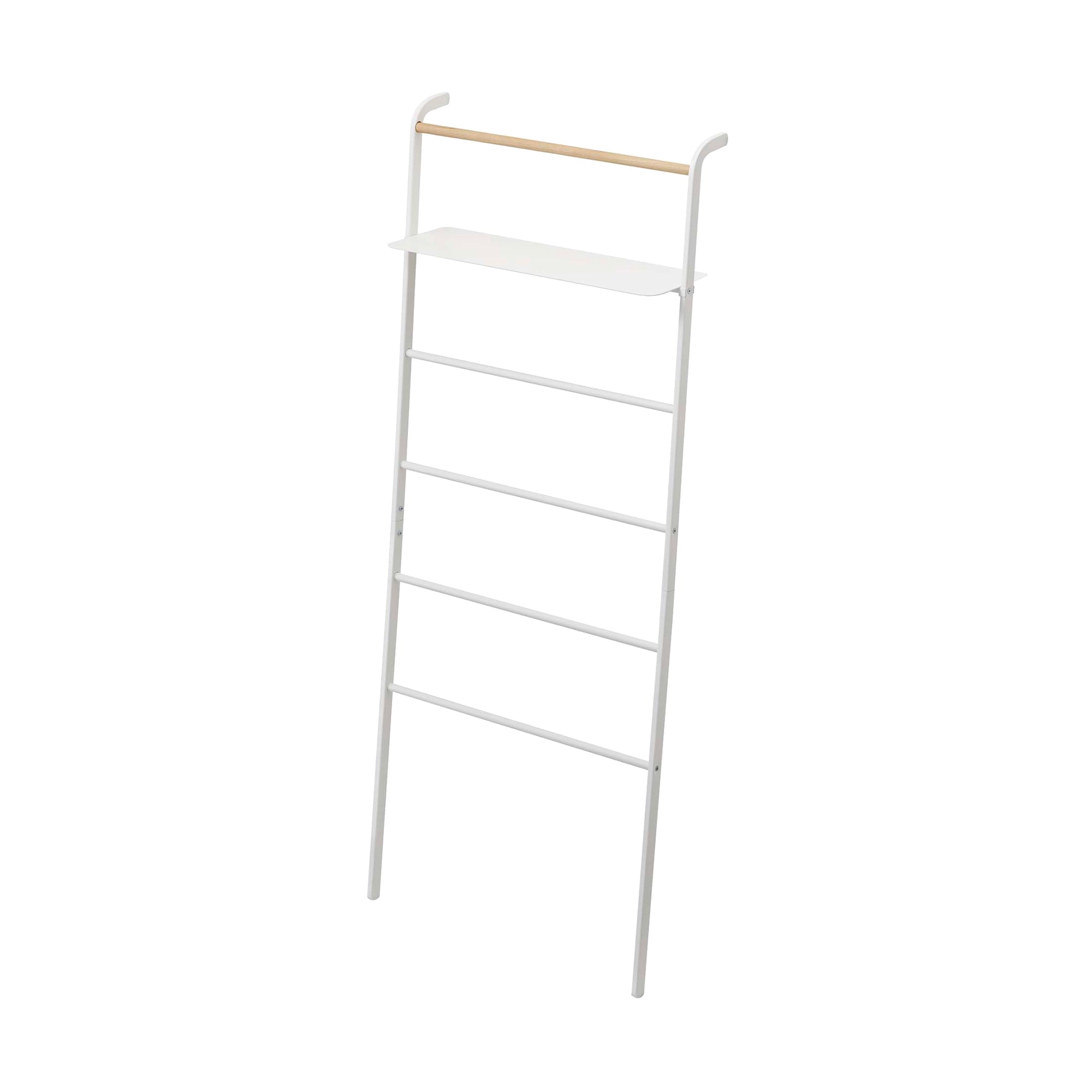 Leaning Storage Ladder With Shelf (63 H) - Steel - Image 8