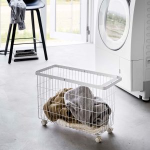 Rolling Wire Basket (14.8 H) - Steel