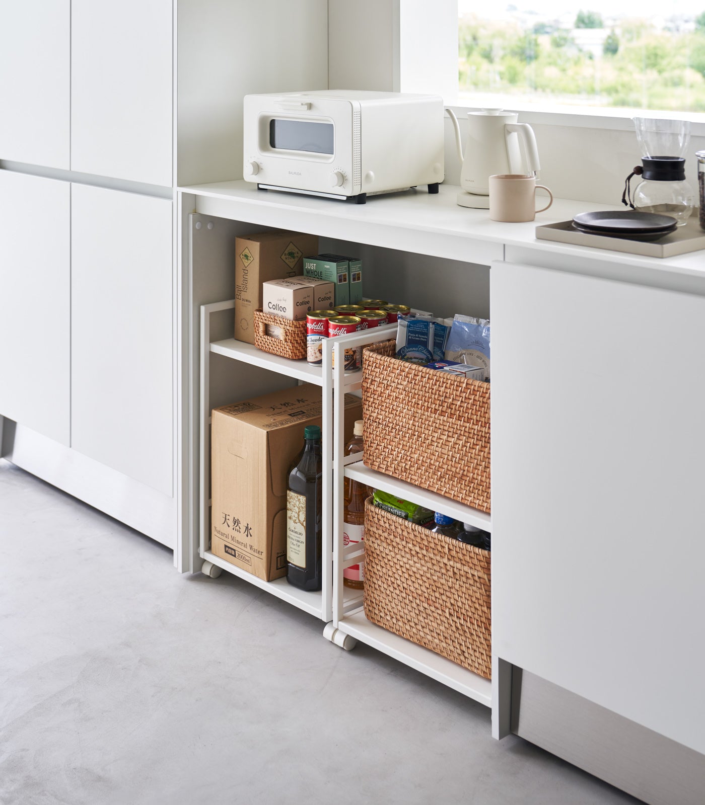 Two-Tier Hideaway Storage Cart (24 H) - Steel - Image 7