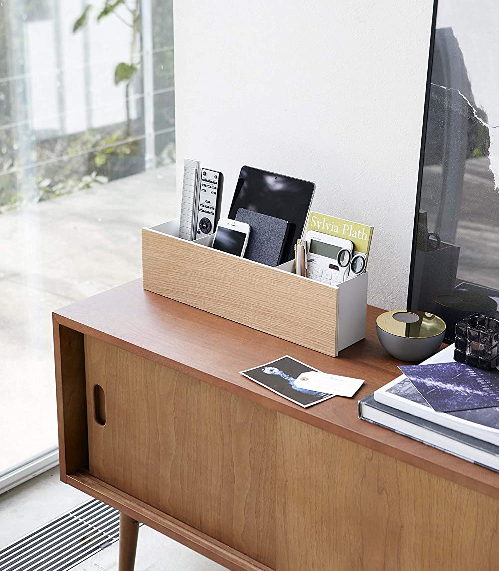 Desk Organizer - Large - Steel + Wood - Image 3