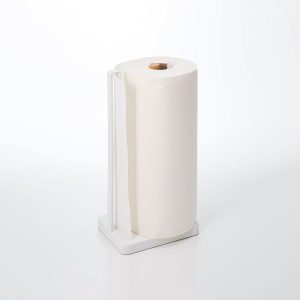 Paper Towel Holder - Steel + Wood