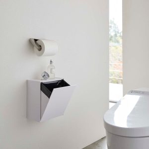 Wall-Mounted Storage or Trash Bin