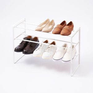 Three-Tier Expandable Shoe Rack (18 H) - Steel
