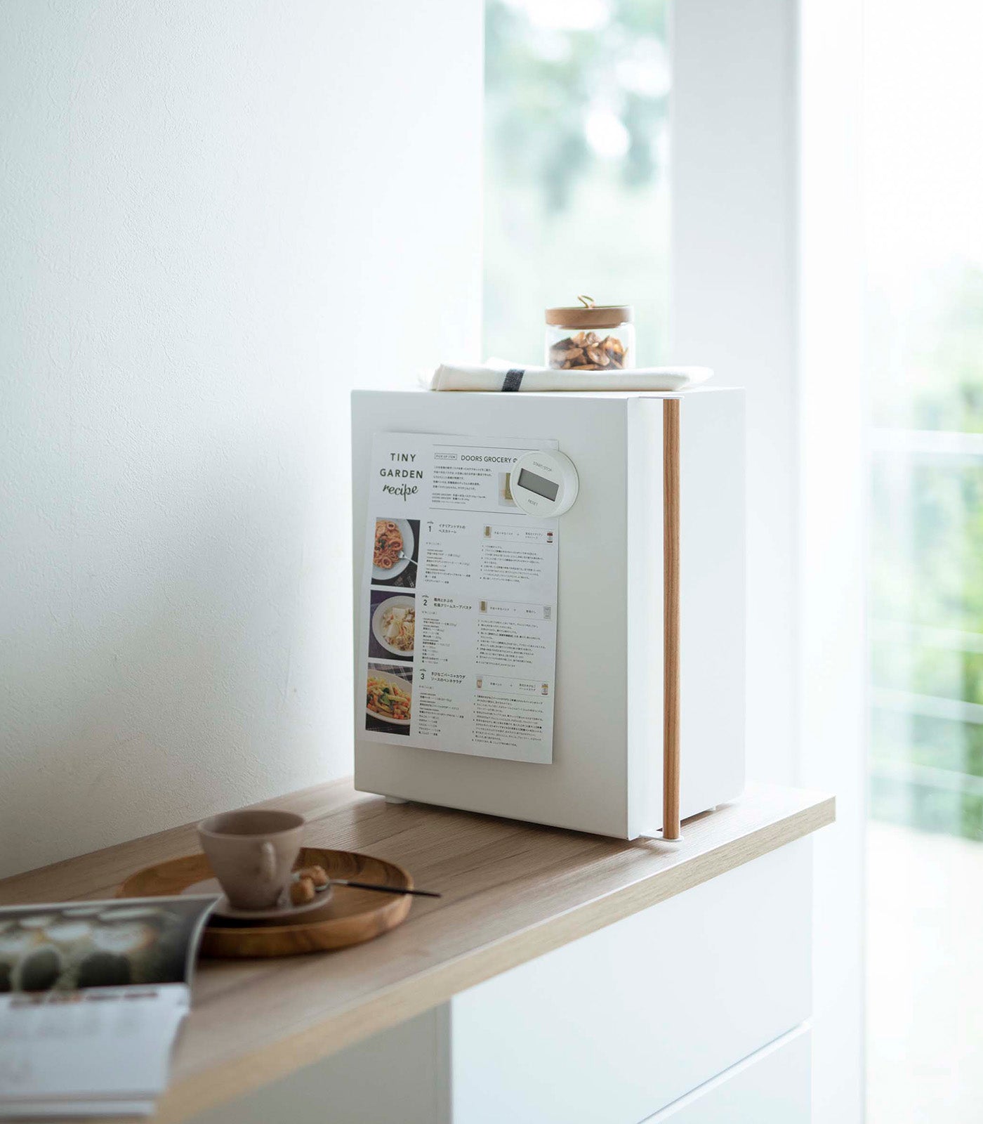 Bread Box - Vertical - Steel + Wood - Image 8