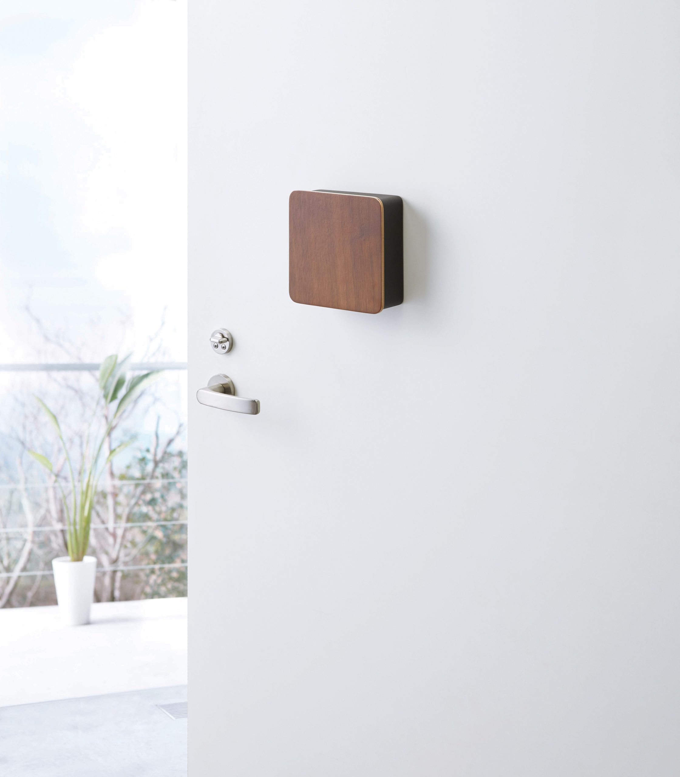 Magnetic Key Cabinet - Steel + Wood - Image 9
