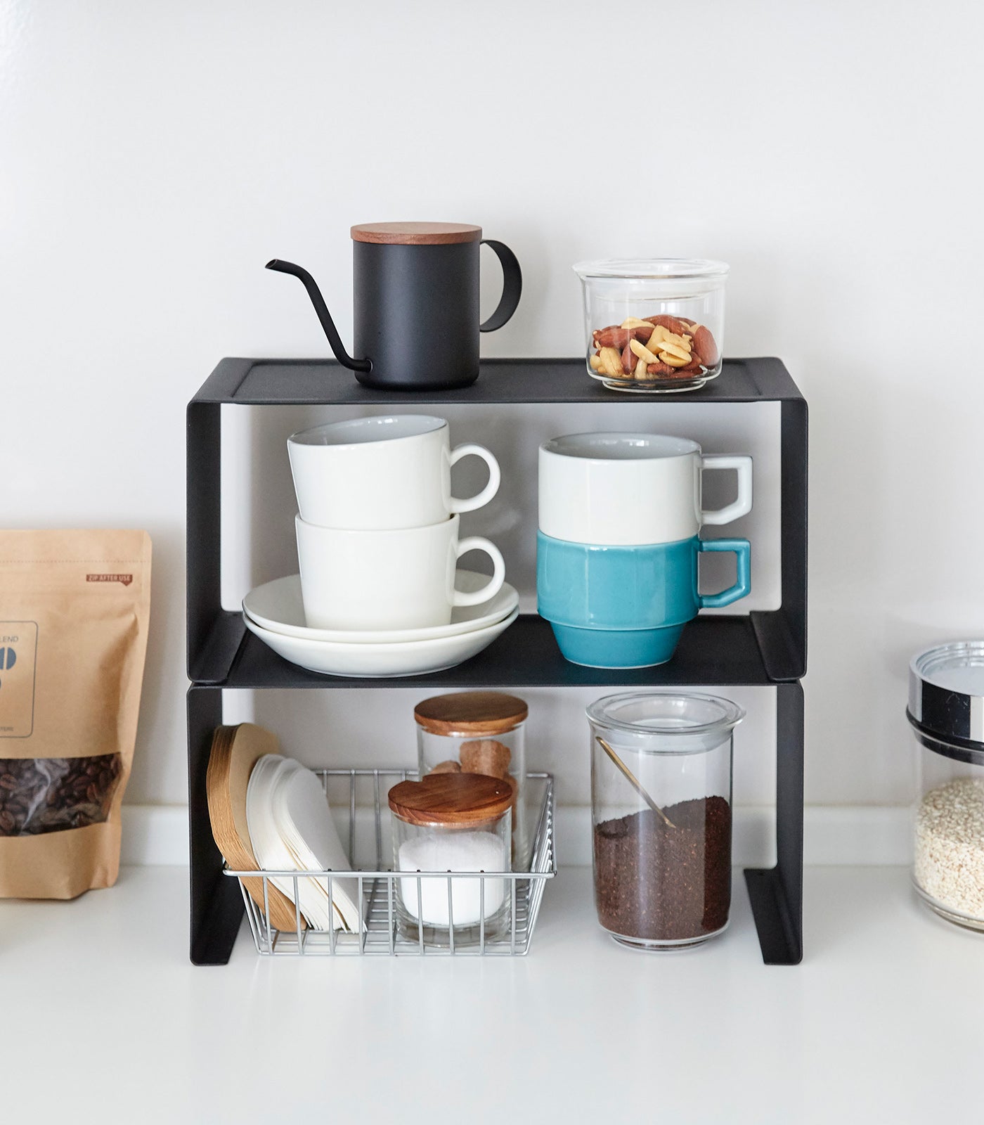 Stackable Countertop Shelf - Two Sizes - Steel - Image 12