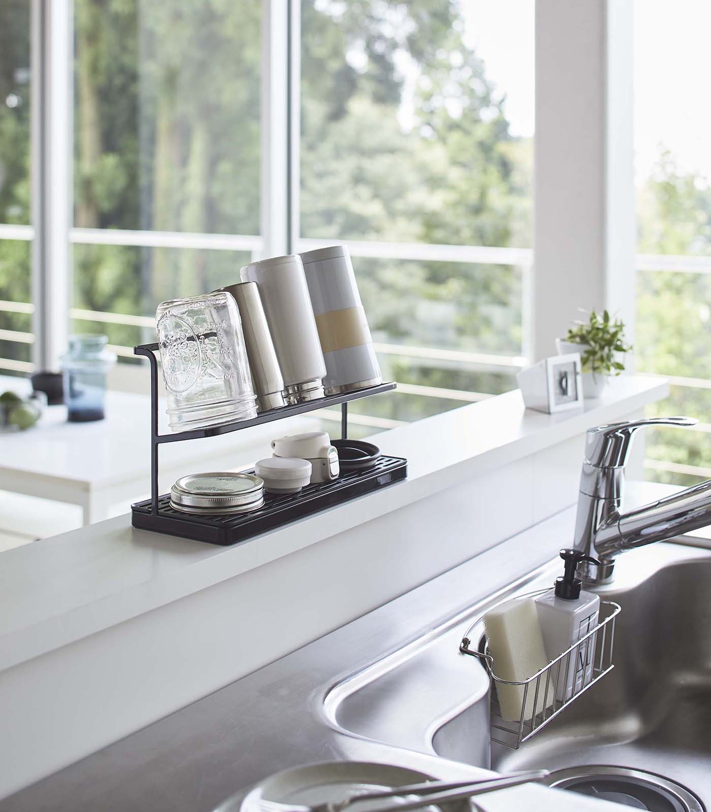 Countertop Bottle Drying Rack - Steel - Image 9