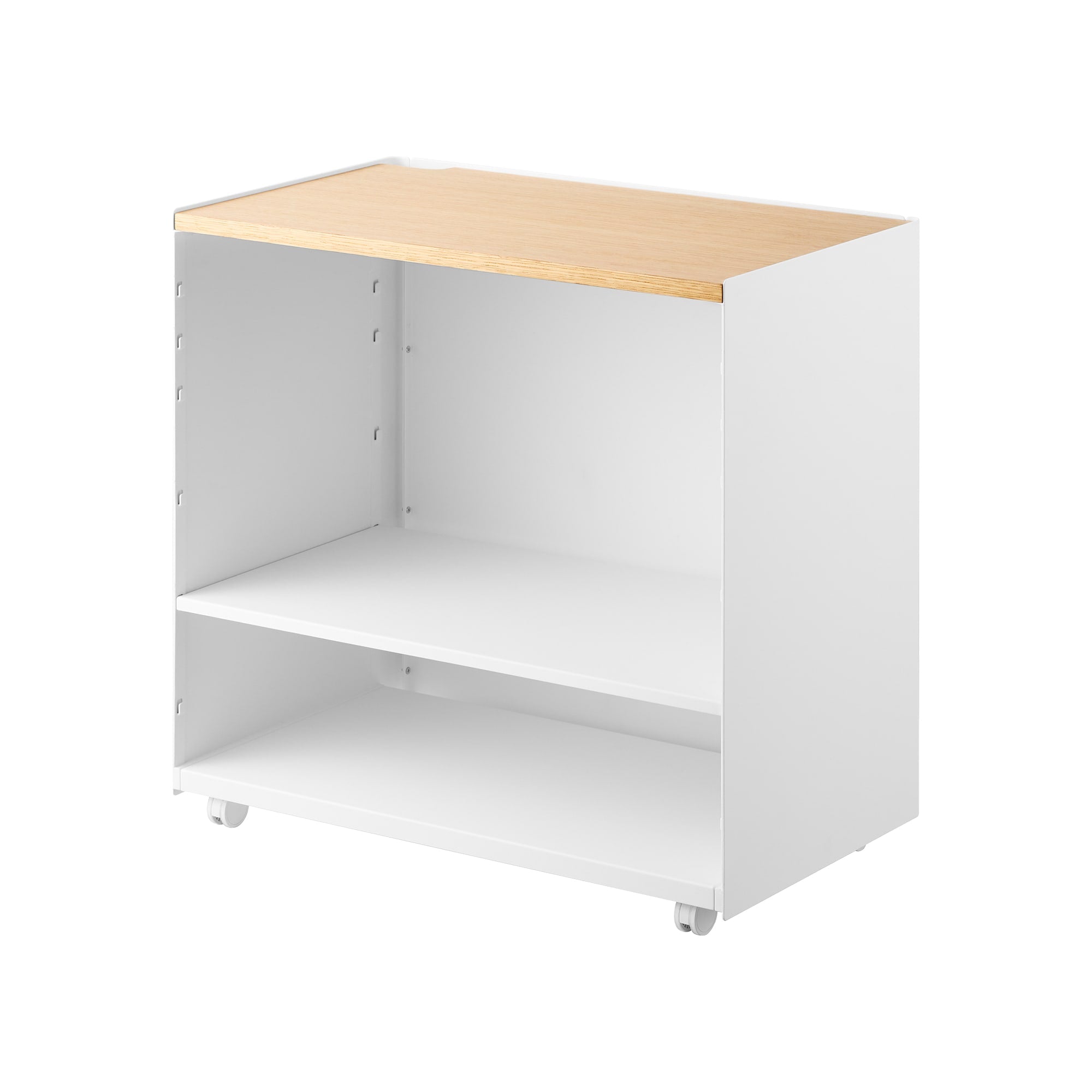 Mobile Hideaway Storage Cart (23 H) - Steel + Wood - Image 8