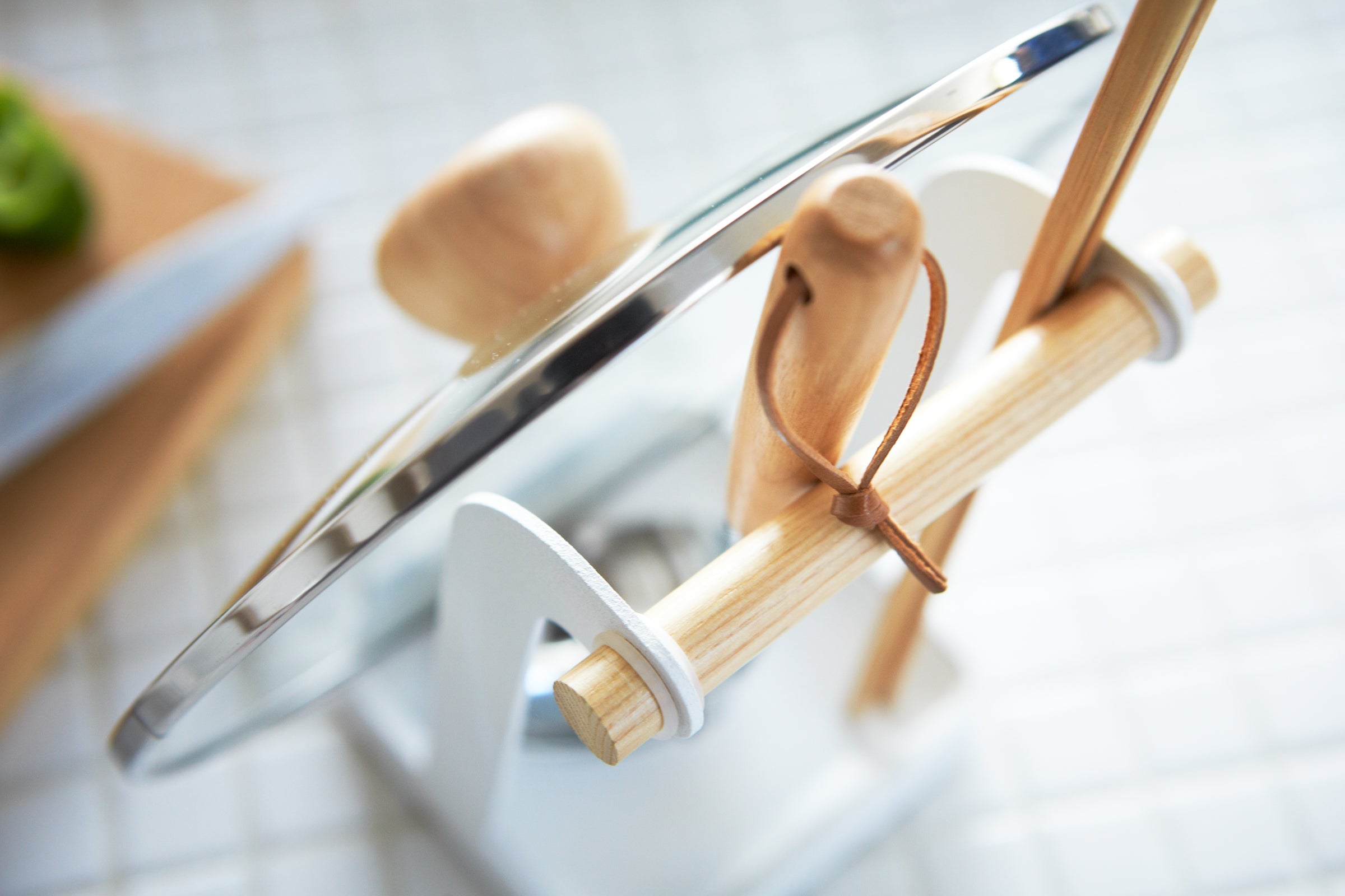 Lid & Ladle Stand - Steel + Wood - Image 6