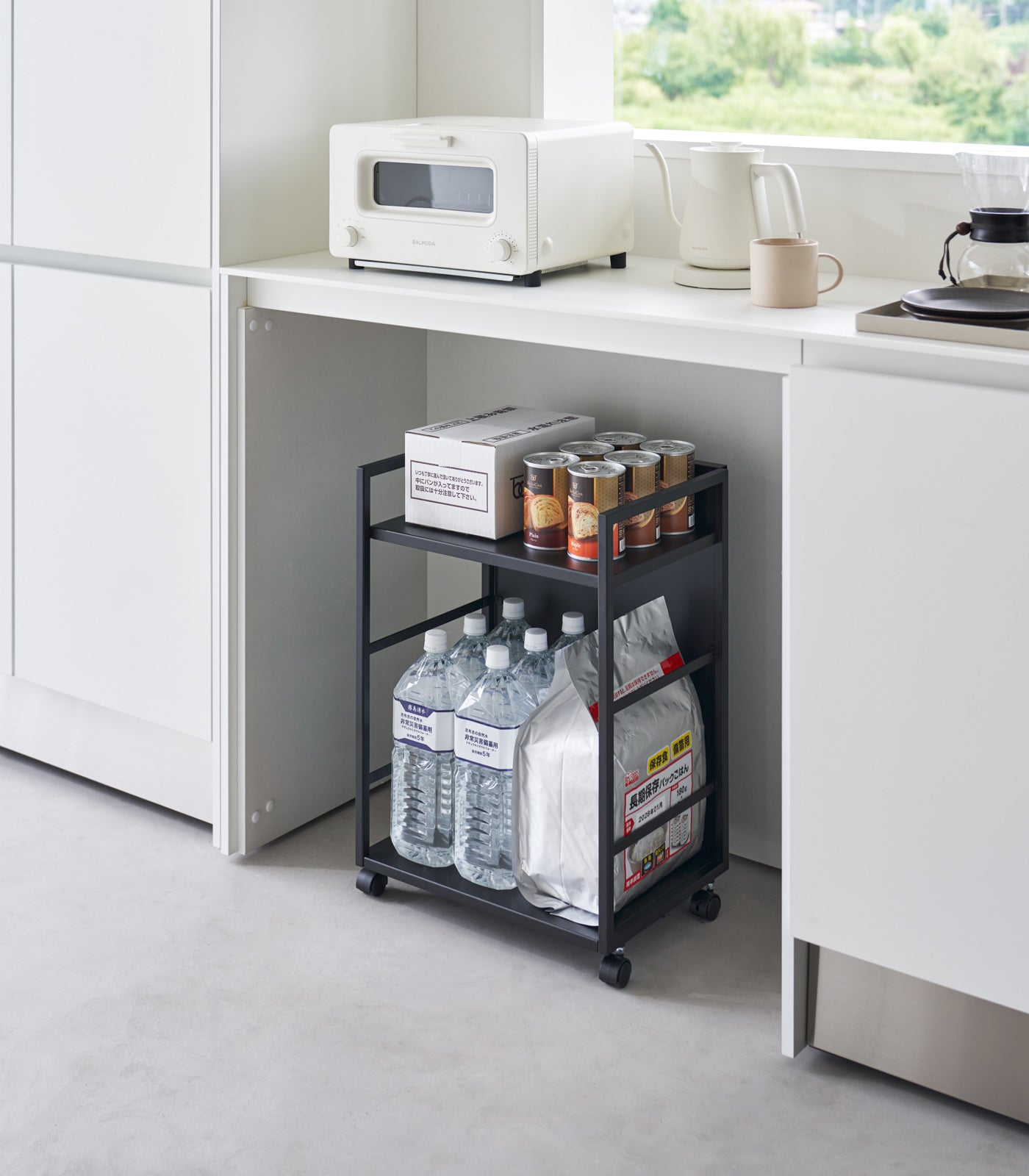 Two-Tier Hideaway Storage Cart (24 H) - Steel - Image 13