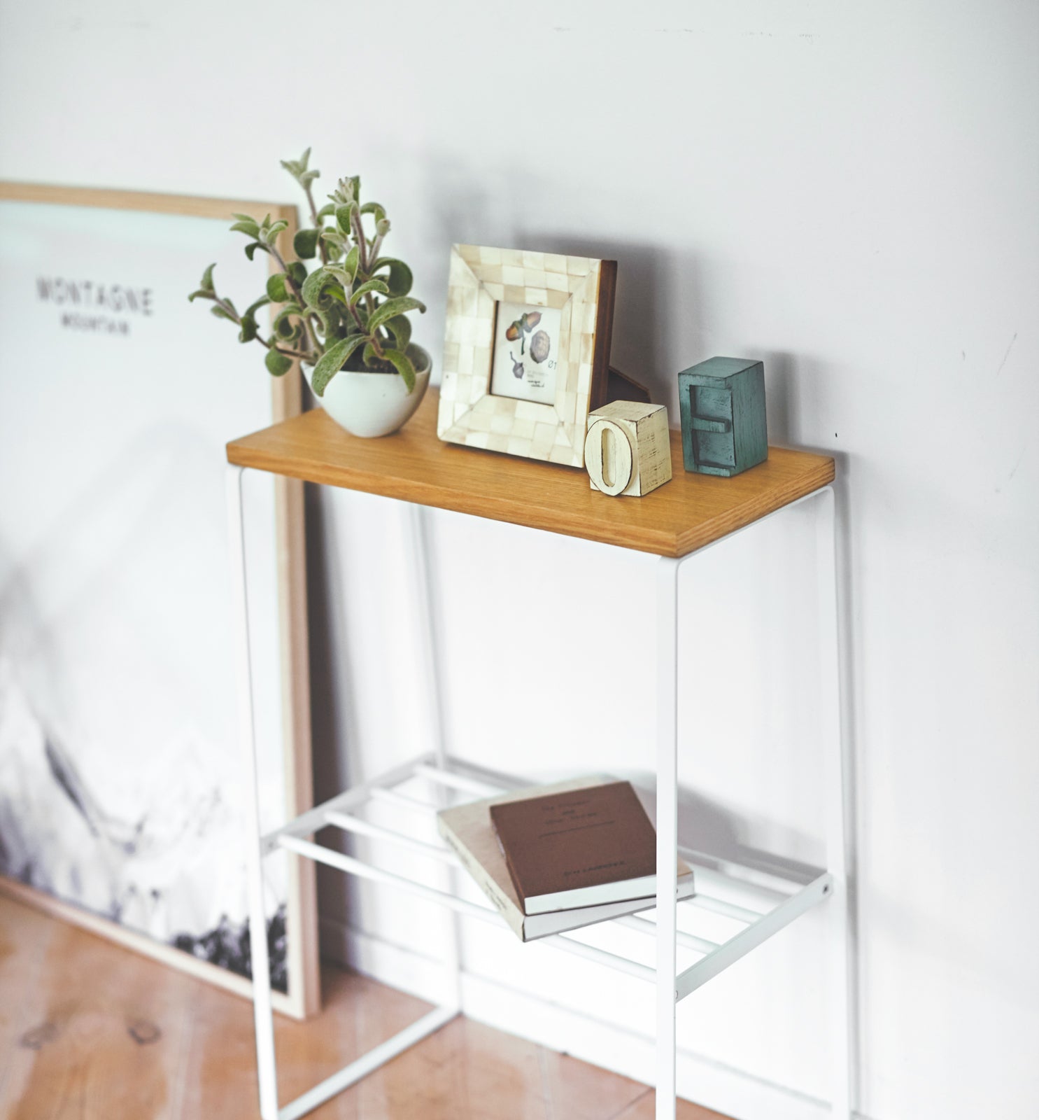 End Table (22 H) - Steel + Wood - Image 3
